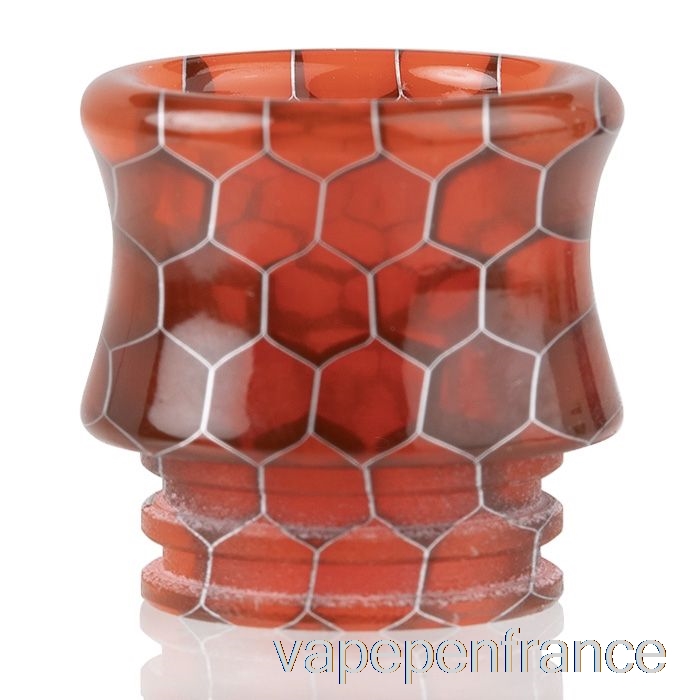 810 Couronne Peau De Serpent Résine Drip Tip Stylo Vape Rouge